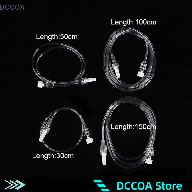 1Pc 30/50/100/150CM Infusion Extension Tube Sterile IV Infusion Extension Line Disposable IV Infusion Extension Hose For Syringe