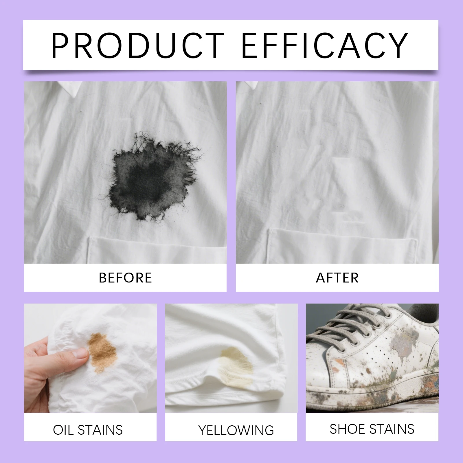 All Purpose Cleaning Paste Decontamination for Clothes Shoes Oil Stain Yellowing Remove Quick Drying House Multi-use Clean Cream - view 4