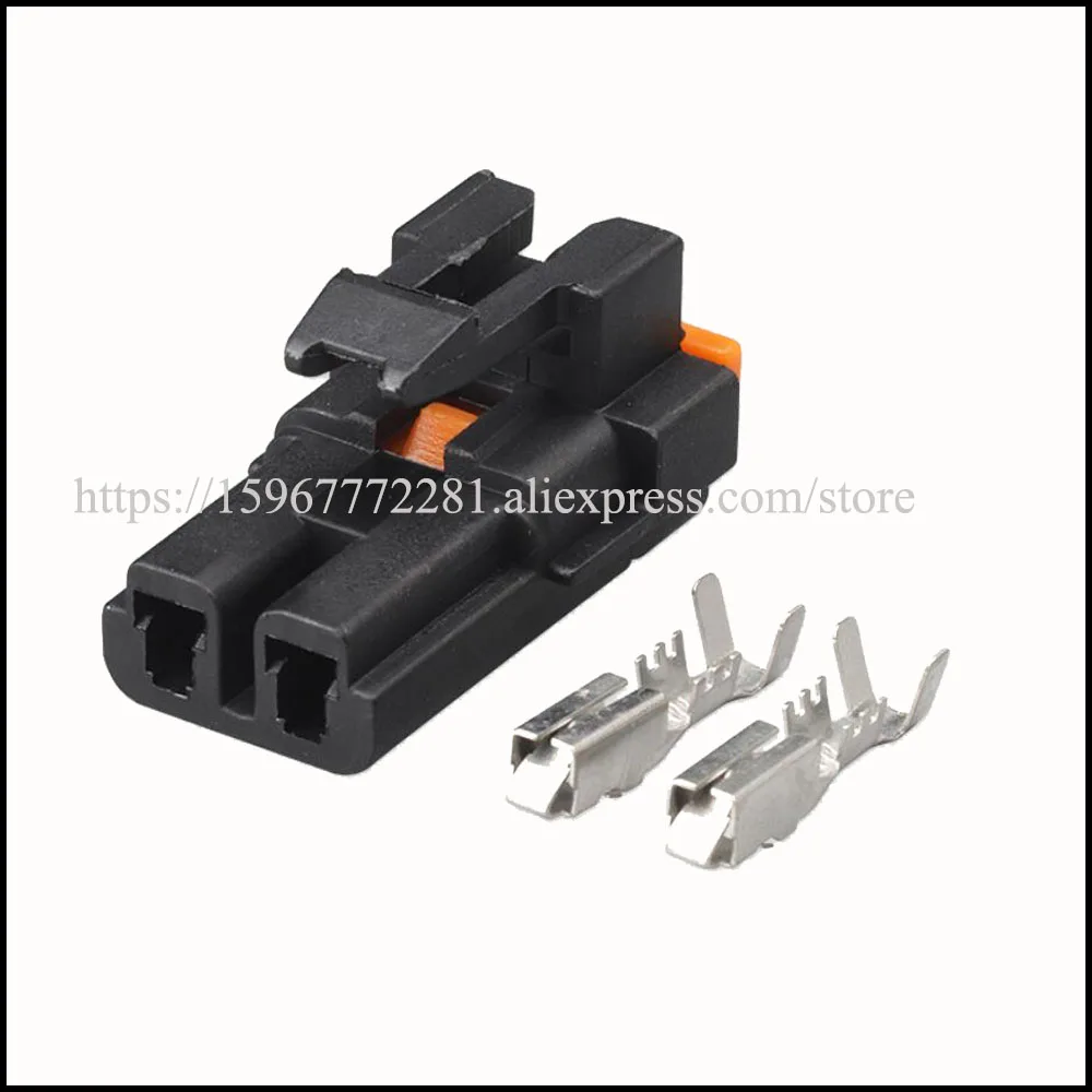 

100SET DJ7029Y-2.8-21 auto male female cable connector terminal 2 pin connector Plugs socket wire CAR CABLE CONNECTOR