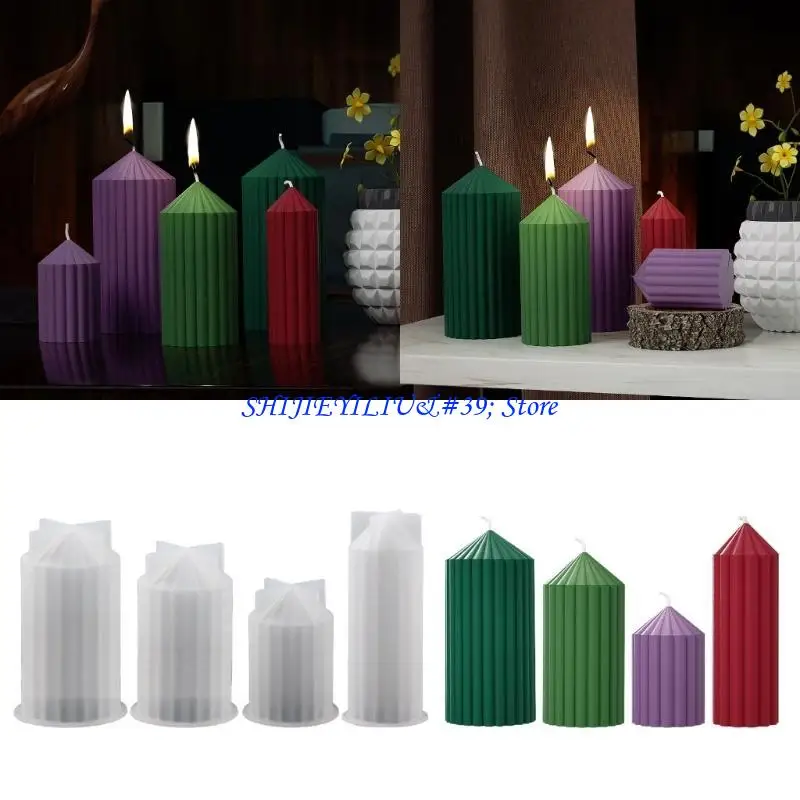 E21F 3D Cylinder Resin Molds Molds Handmade Making Mould