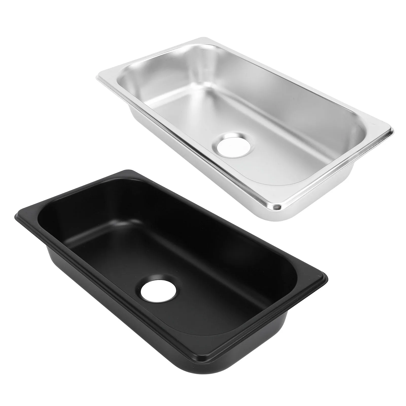 RV Kitchen Sink Easy To Clean Boat Sink Large Internal Capacity Heat Resistant Rustproof with 40mm Drain Outlet for Yachts