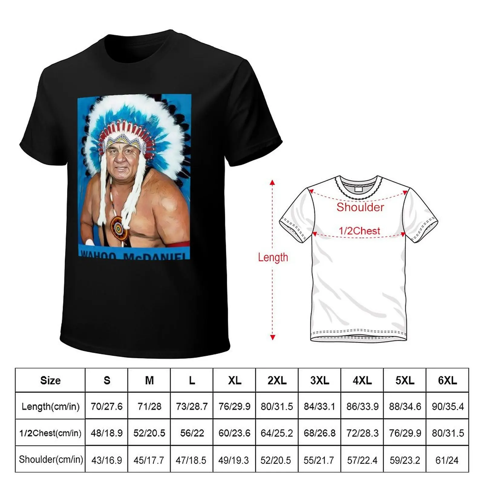 Wahoo McDaniel T-Shirt anime tshirt quick drying custom shirt Men's t-shirts