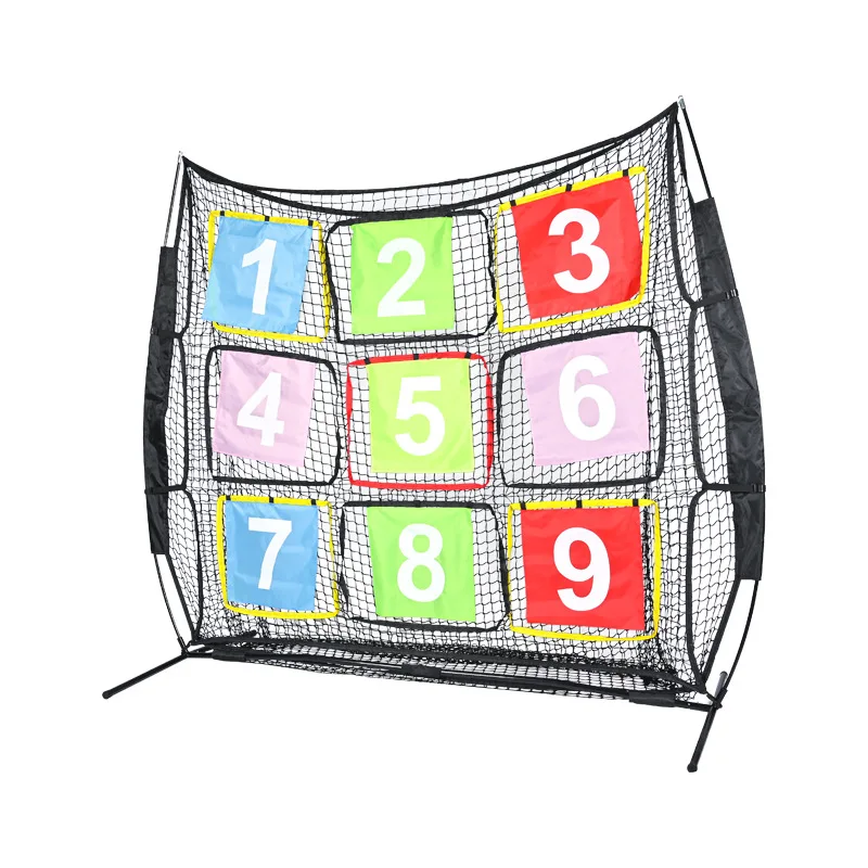 

Frisbee Training Net Jiugong Grid Net Foldable Portable Outdoor Football Pitching Net