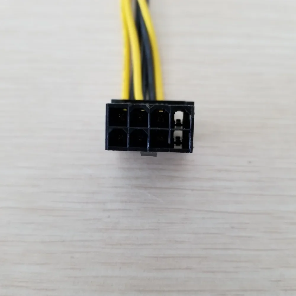 그래픽 카드 8 핀-8 핀 및 6 핀 마이너 연결 전원 케이블, 암 18AWG, 10cm