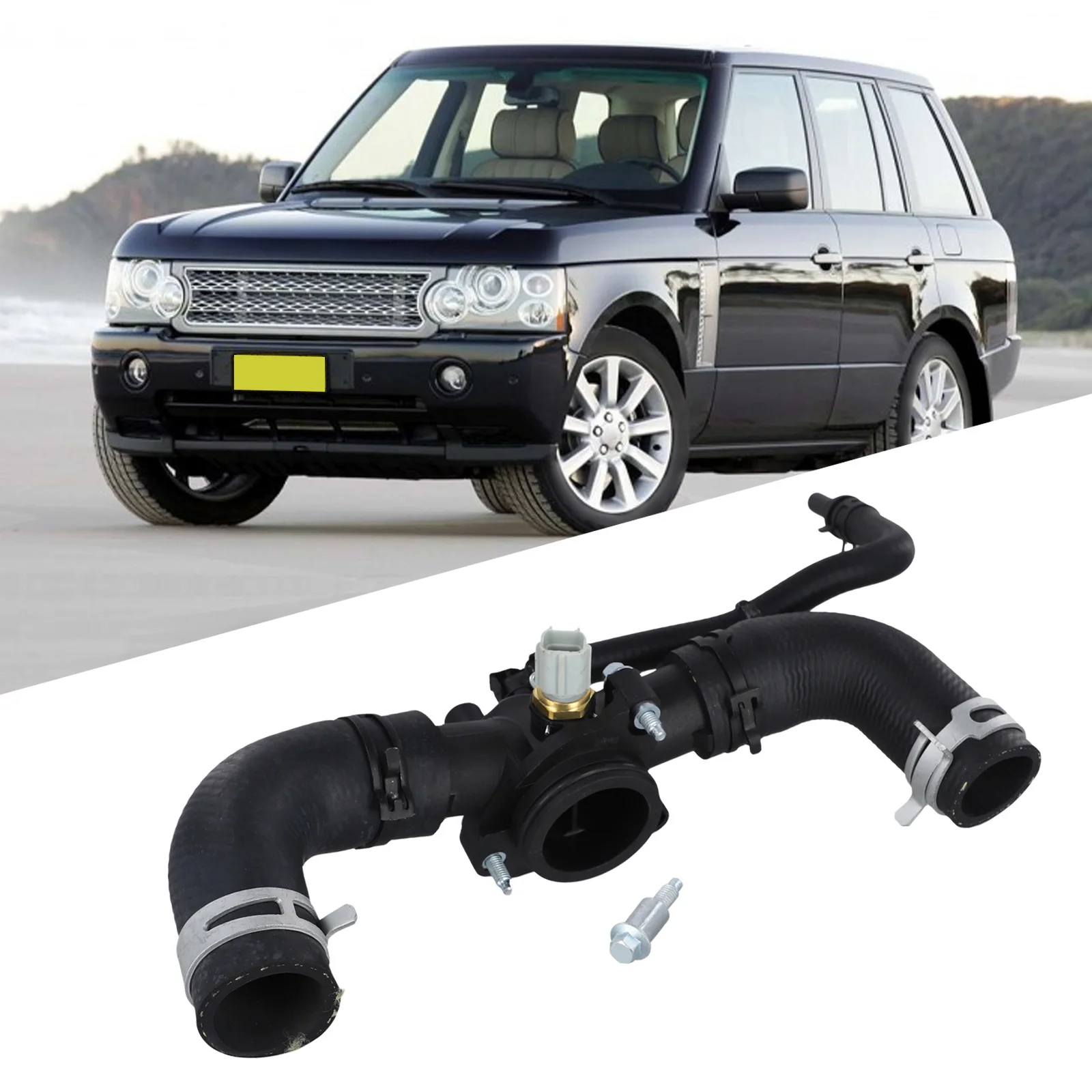

V8 Diesel Hose Coolant Hose Anti-corrosion Feature Easy To Install Non-deformation Construction For Land Rover