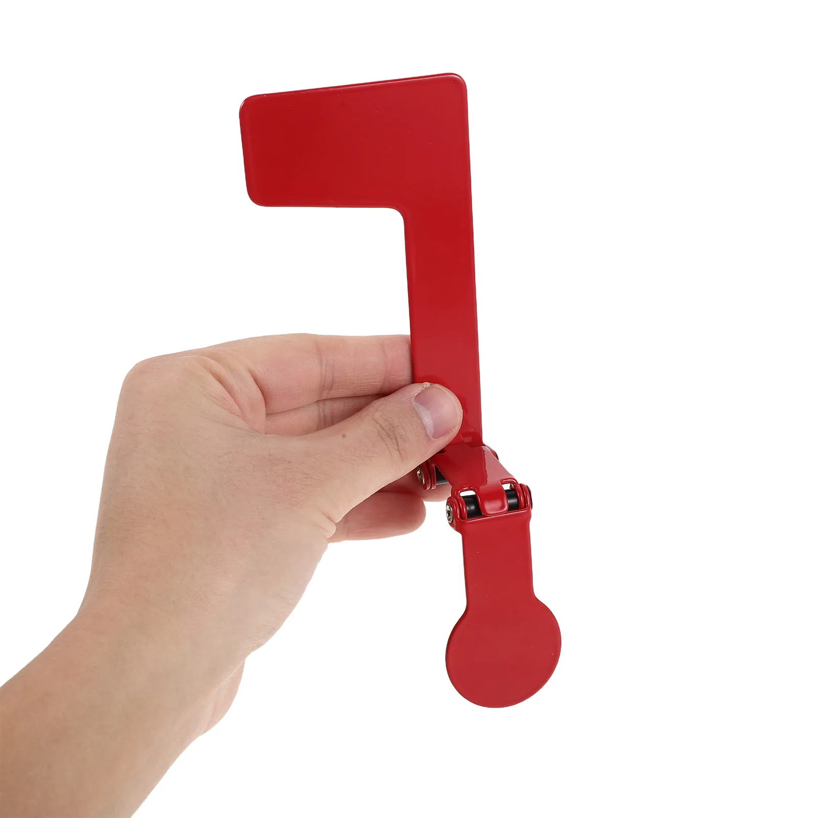 Foldable Metal Mailbox Flag Red Stainless Steel Mail Flag Replacement Universal for Post Wall Wood Mailbox Outdoor Use