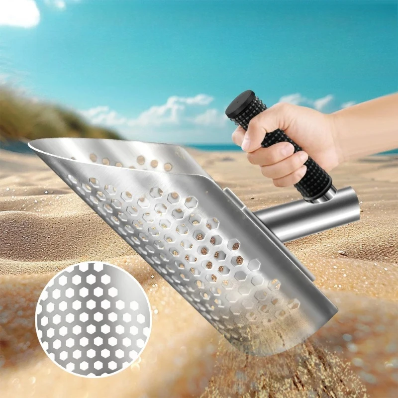 short type/long type Metal detection iron sand shovel,beach discovery shovel,stainless steel digging shovel for quick screening