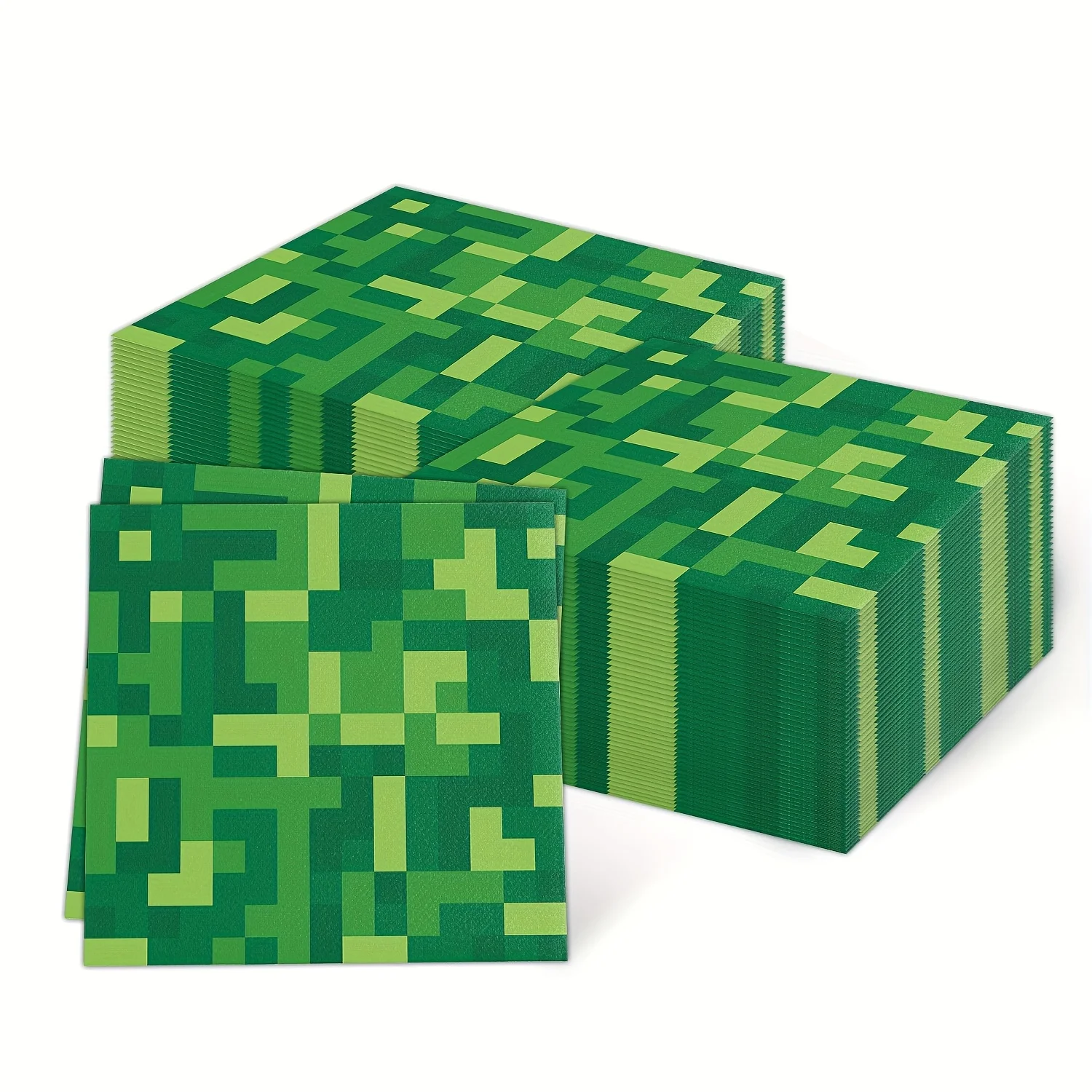Gaming Accessories For Room - 20pcs Pixel Miner Style Birthday Party