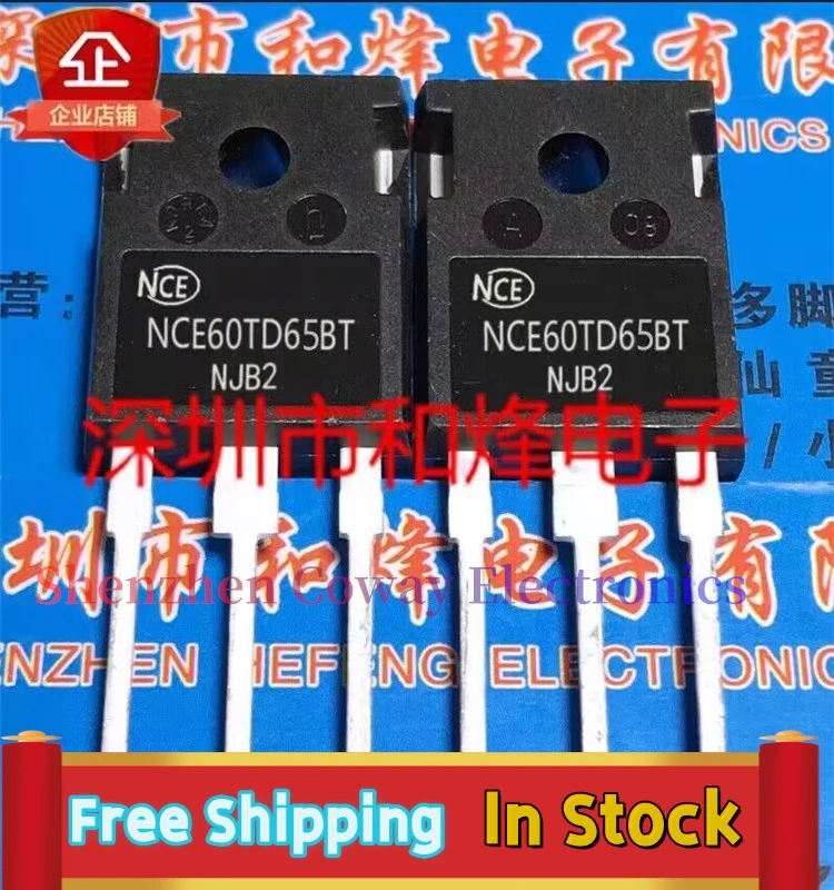 10PCS-30PCS  NCE60TD65BT  TO-247 650V 60A IGBT  In Stock Fast Shipping