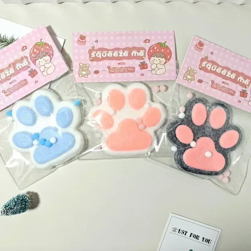 Large Size Cat Paw Soft Squeeze Toys Slow Rebound Decompression Kawaii Тапа Лапка Gifts for Kid Adult Anti Stress Release Toys