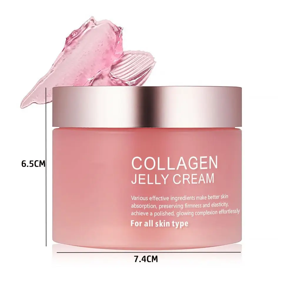 Crema de gelatina de colágeno de 100g, mejora la piel, hidratante y iluminadora, máscara de crema de gelatina de niacinamida de colágeno, fácil de absorber