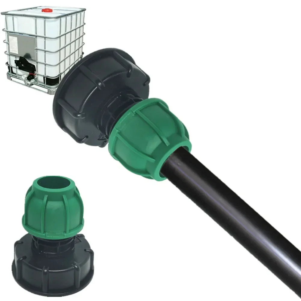 S60*6 Threaded IBC Tank Adapter Connector for Rainwater Systems Plastic Construction Designed to Fit Most IBC Storage Tanks