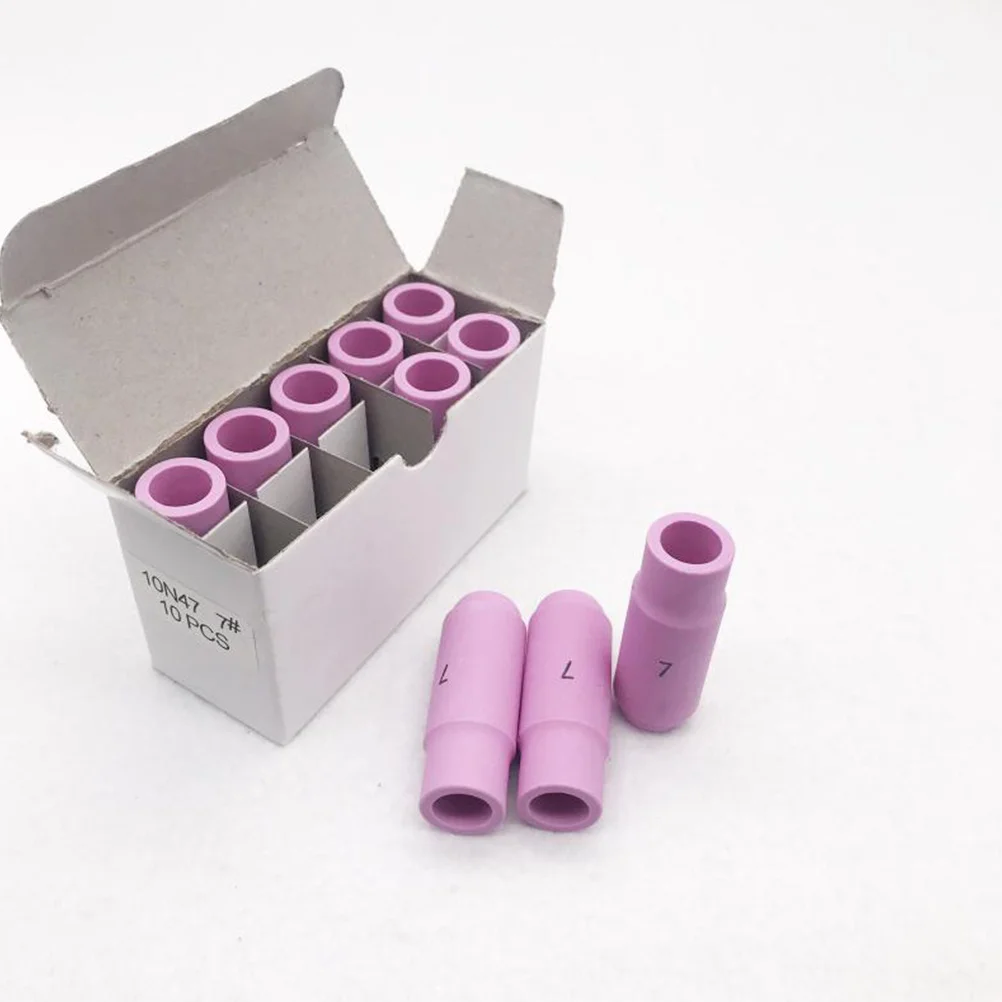 

10Pcs Professional Tig Welding Nozzle Lowest Burn-Loss Rate Easy to Use Long Service Life Wp-17 18 26 Tig Welding Nozzle