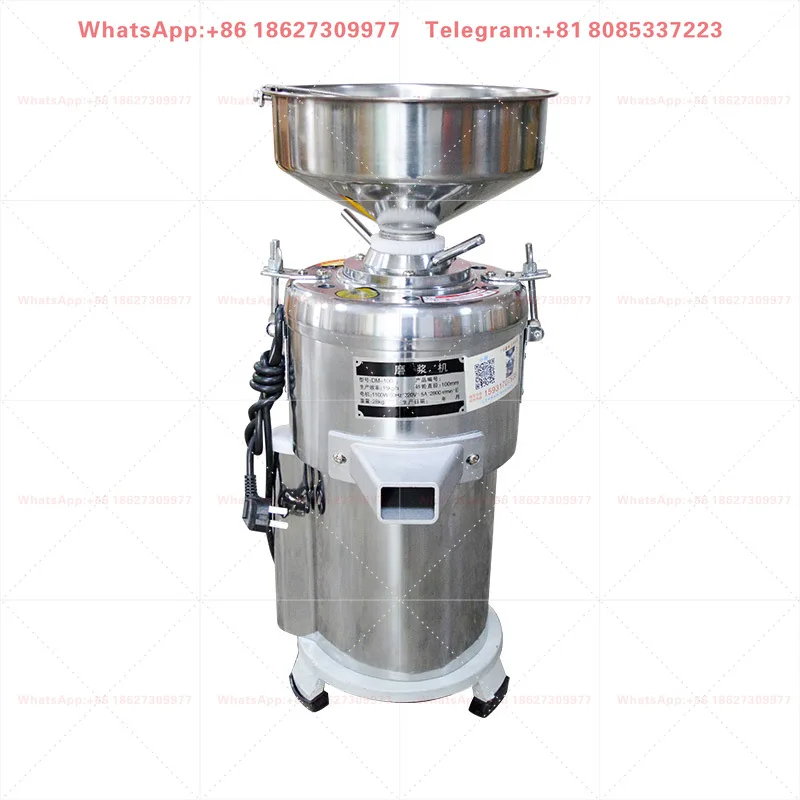 Commercial Peanut Sauce Grinder Mixer Sesame Blender Butter Food Processor Colloid Peanut Butter Maker Soybean Grinding Machine