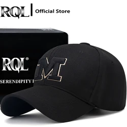 Winter Fashion Baseball Cap for Men Women Embroidery Letter M Trucker Cap Structured Golf Dad Hat Curved Bill Golf Hat Outdoor