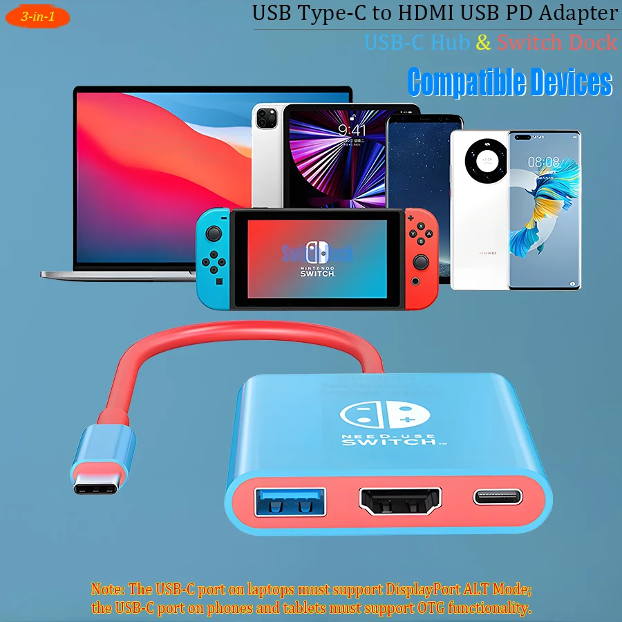 Base de conexión 3 en 1 para m - Usb C Dock With 100W Pd reseña y precio
