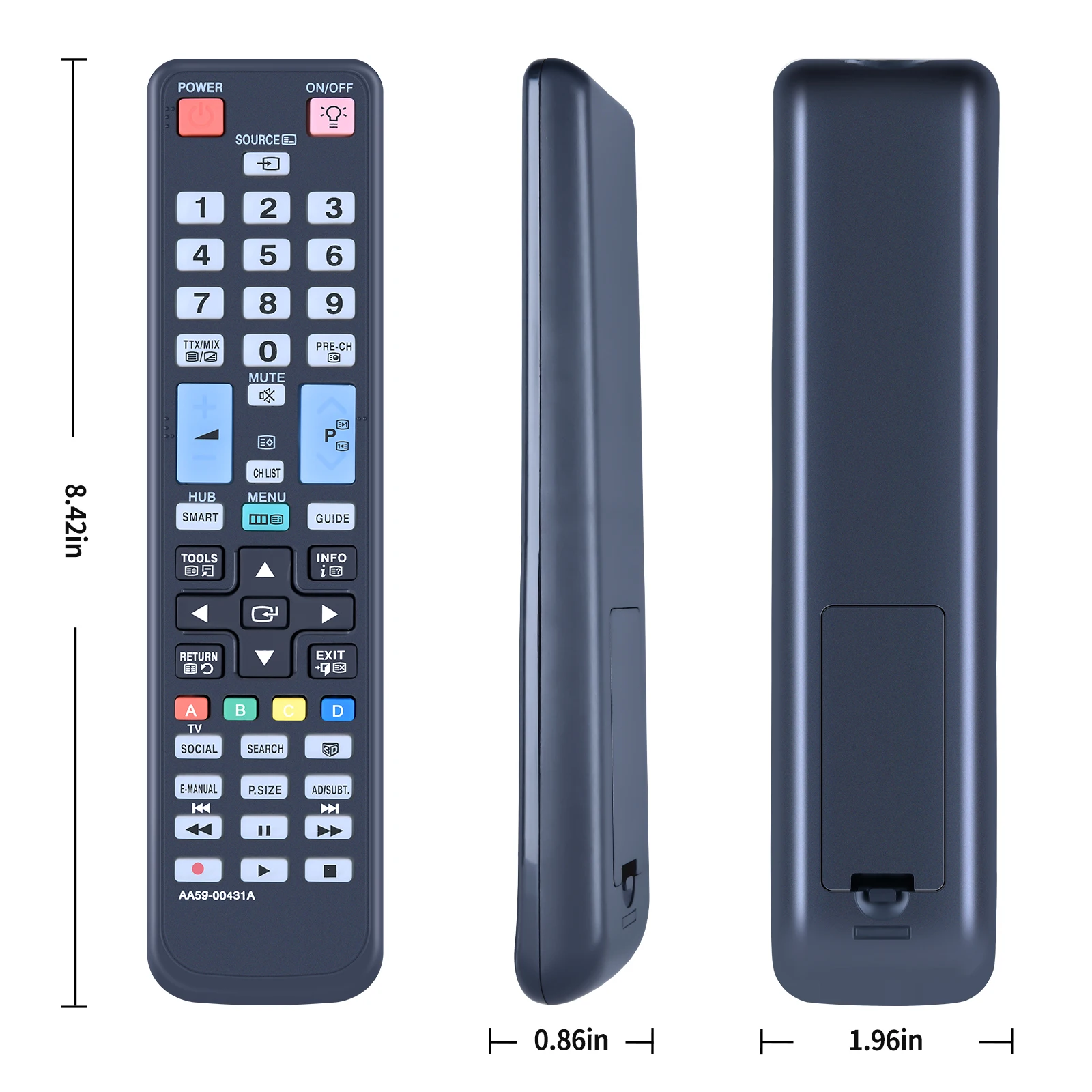 Nowy AA59-00431A nadające się do Samsung 3D Smart TV LCD odtwarzacz zdalnie sterowany PS51D8000 PS64D8000 UE40D7000 UE40D8000