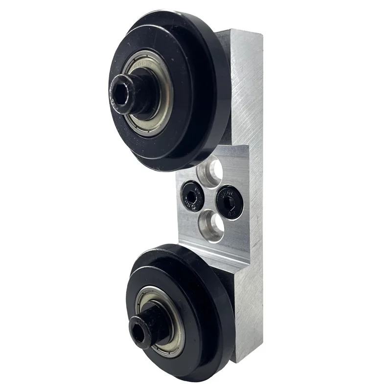 China OEM 4040 Dual Roller Wheel Bracket Assembly for OB4040 40x40mm t Slot Extrusion Profile Linear Glides Track Systems#3271