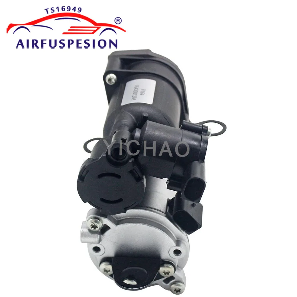 Do Mercedes Benz W221 W164 X164 W166 X166 Pompa sprężarki zawieszenia pneumatycznego z zaworem powietrza 2213200704 1643201204 1663200104 — zdjęcie 6