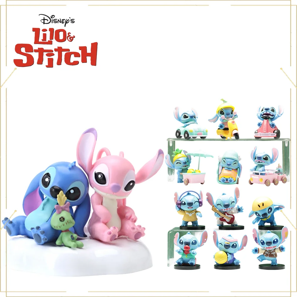 

Disney officially licensed Lilo & Stitch kids toy collection festival gift hot search cartoon trendy play ornament Stitch model