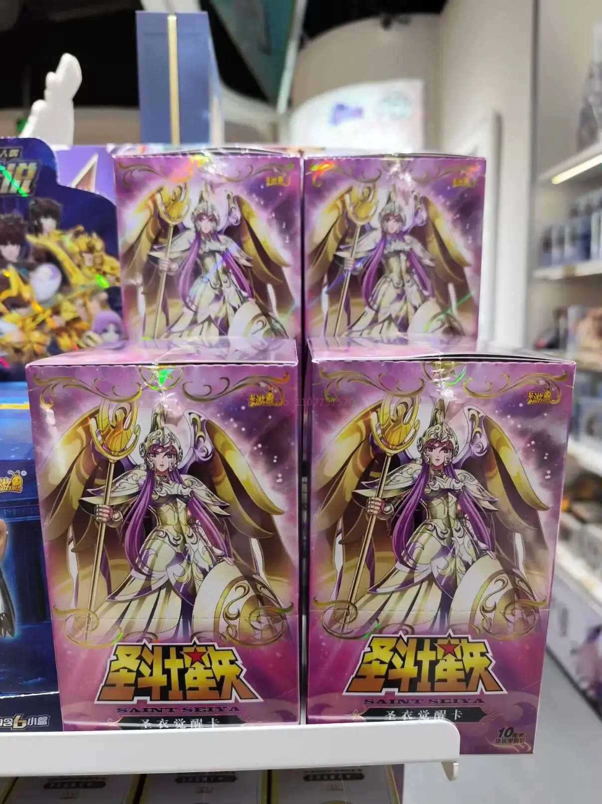 جديد Kayou Saint Seiya جديد المجلد 4 حافظة للبطاقات انمي ياباني القماش الصحوة جمع بطاقات الذهب القديسين الساطع بطاقة هدية عيد ميلاد