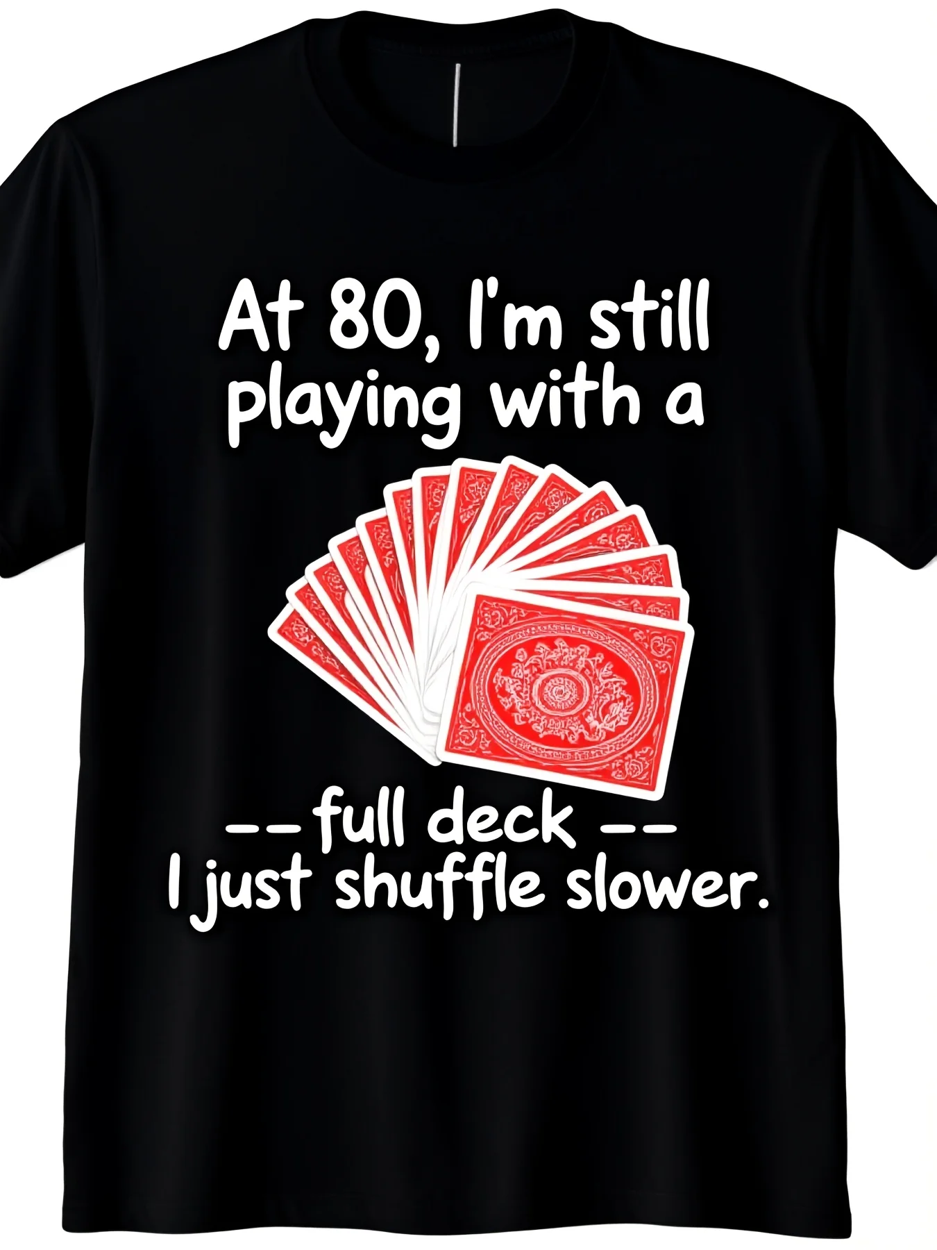 Funny 80Th Birthday Gift T-Shirt for Men Unisex 80 Year Old Milestone Card Design 80Th Birthday Party Outfit Pure Black XL Round Neck Casual Tee for 80 Year Olds Milestone Breathable Sweat-Wicking And Soft Suitable for Daily Commutes Lounging at Hom