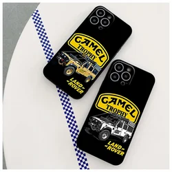 For IPhone 15 Camel Trophy Land Rover Phone Case for IPhone 12 13 14 Pro XR XS MAX 14 Plus SE 13 Pro Iphone Black Covers