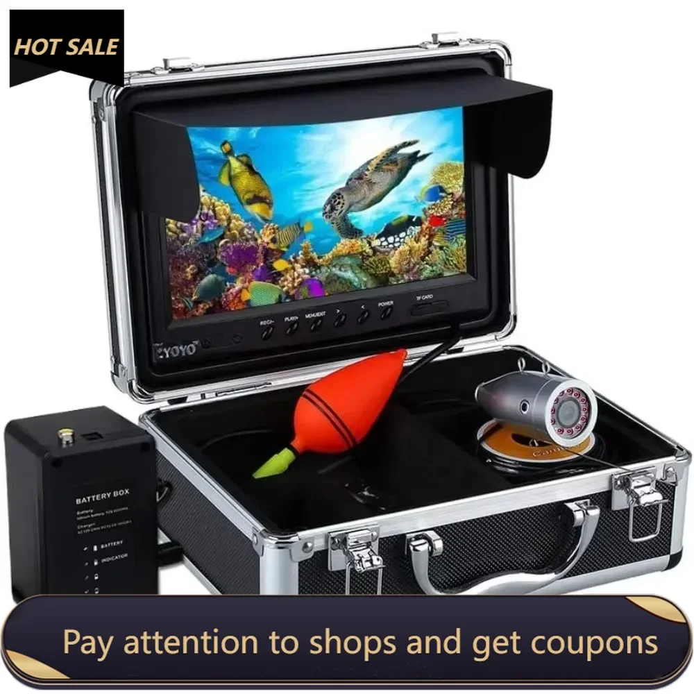 

Underwater Fishing Camera Portable Video Fish Finder 1000TVL Waterproof Camera Underwater DVR Video Fish Cam w/ 12pcs Infrared