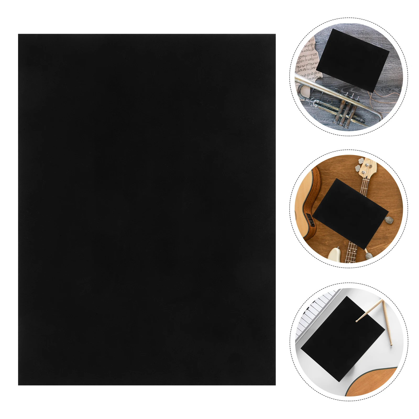 

Musical Instrument Anti-slip Gasket Guitar Leg Pad Erhu Cushion Mat Cowhide Nonslip Electronic Repair Work Cello Stop