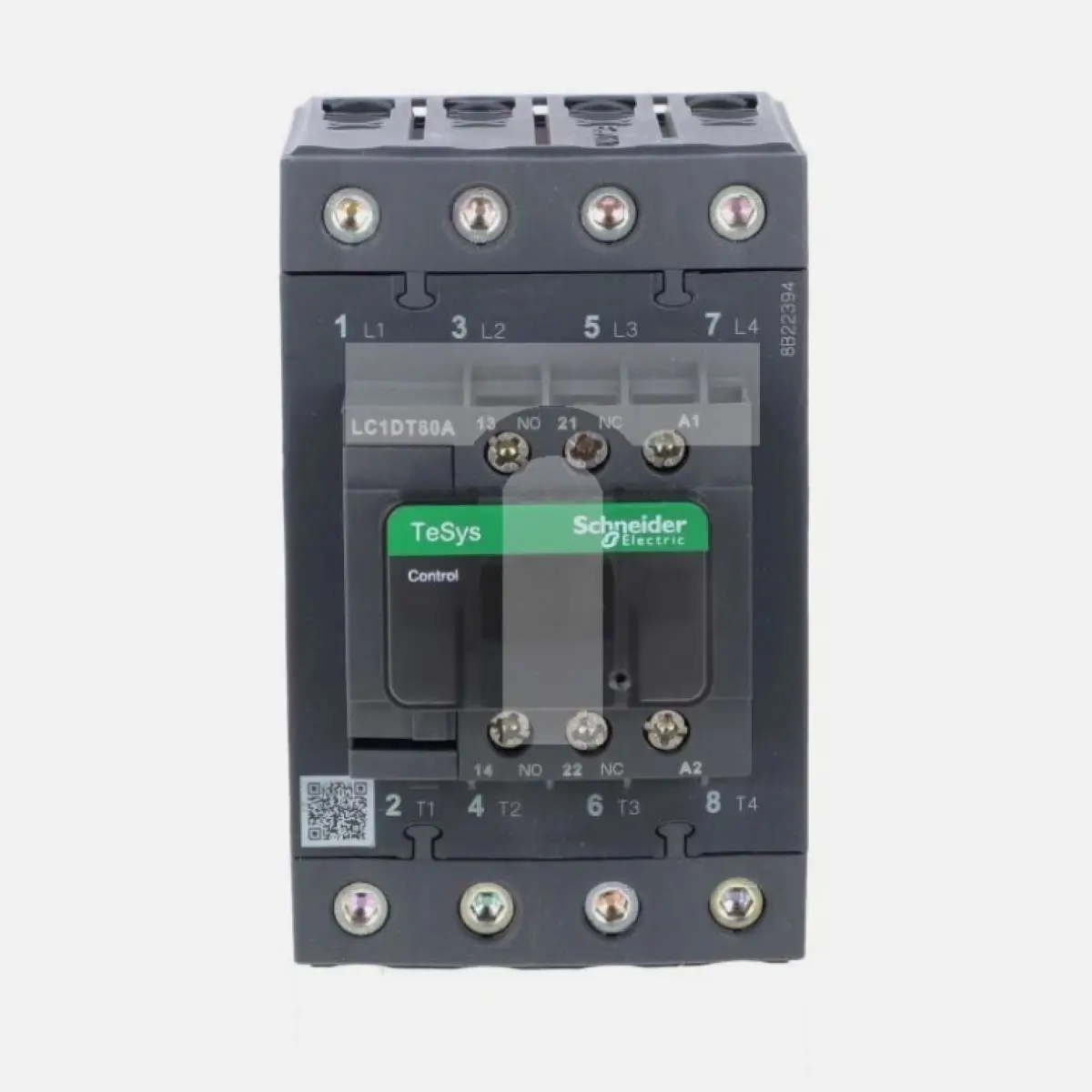 LC1DT80AP7 contactor - 4P(4 NO) - AC-1 - = 440 V 80 A - 230 V AC 50/60 Hz coil