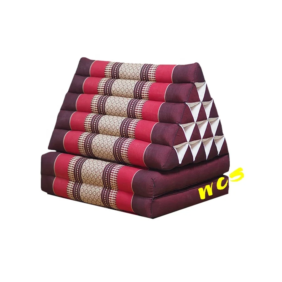 Triangle Pillow Thailand Cushions Thailand  Spa Pillow Design 6 Holes 2 Fold Made In Thailand Handmade