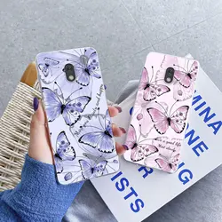 For Nokia 215 220 235 4G 2024 Case Luxury Phone Case For Nokia215 4G 2024 Butterfly Flower Clear Soft Silicone Protective Cover