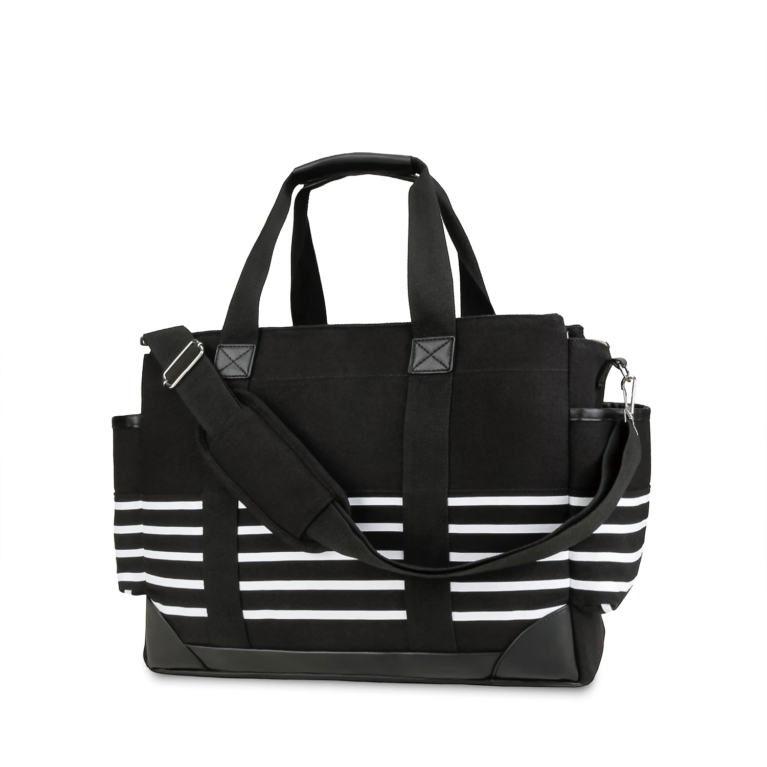 Mommy bag, one shoulder hand-held, mother and baby travel storage bag, simple and large capacity, can hang baby stroller