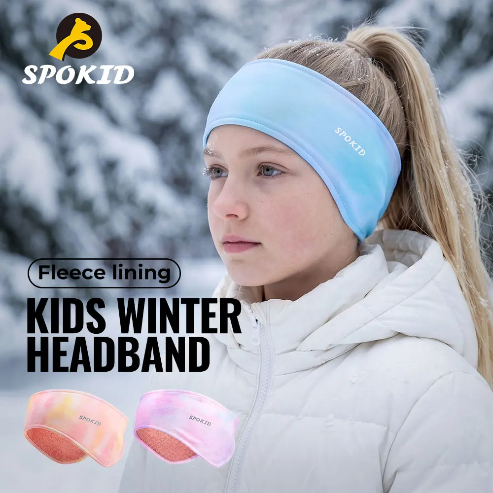 WRELS Kids Fleece Ear Warmer Windproof Elastic Ear Muffs Thermal Anti-Slip Outdoor Sports Ski Running Cycling Winter Ear Covers