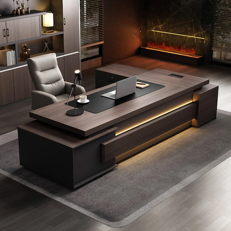 

Hutch Modern Chair Executive Drawers Table Luxury Organizer Office Desk L Shaped Conference Mesa De Escritorio Office Furniture