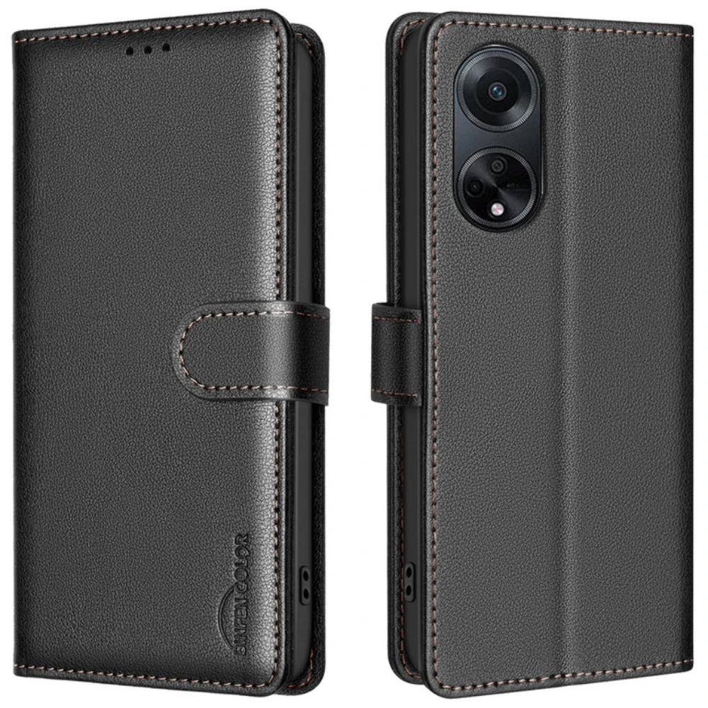 

For OPPO A60 2024 Flip Case RFID Leather Book Funda For OPPO A98 A79 A78 A58 A38 A18 A95 A94 A74 A54 A 16 S A54S A92 A52 Cover