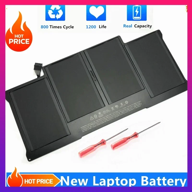

A1405 A1496 New Laptop Battery for Apple MacBook Air 13" A1466 2012/2013/2014/2015/2017 MD760LL/A MD761CH/A 7.6V 7150mAh