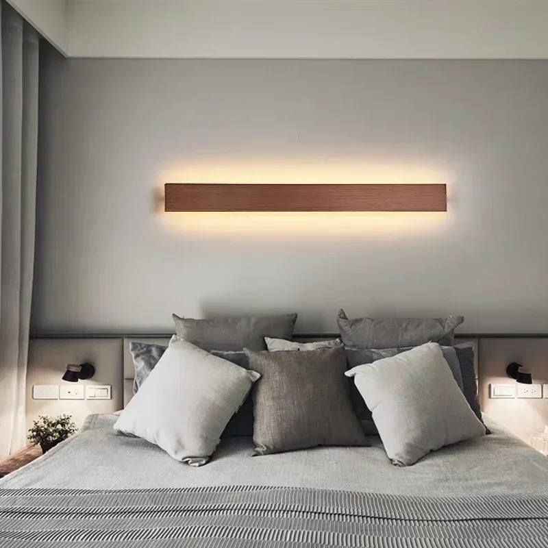 Lámpara de pared LED moderna para mesita de noche, sala de estar, escaleras, pasillo, baño, decoraciones para el hogar, aplique de pared, accesorio