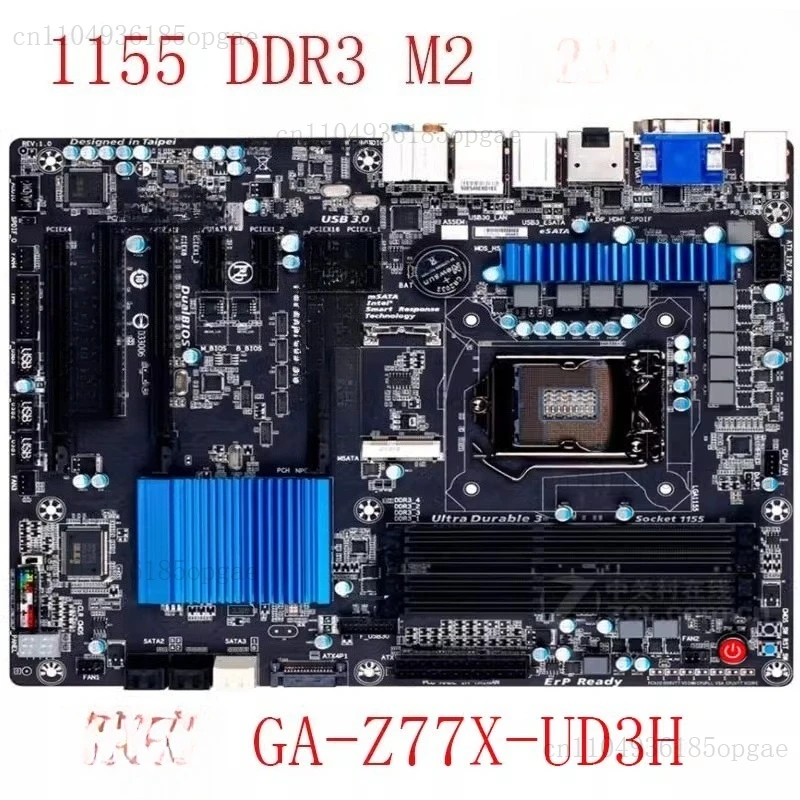 Tarjeta Madre GA-Z77X-UD3H 1155 DDR3 USB3.0 para Computadora de Escritorio