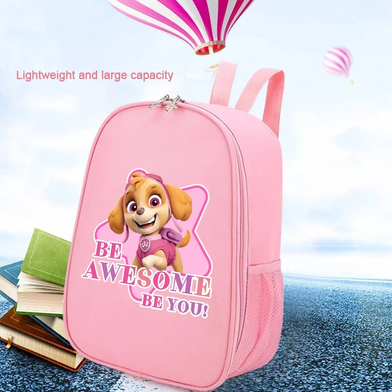 

Рюкзаки Paw Patrol с принтом персонажей мультфильма Чейз и Скай, портативный школьный рюкзак для улицы, подарок на праздник, новинка