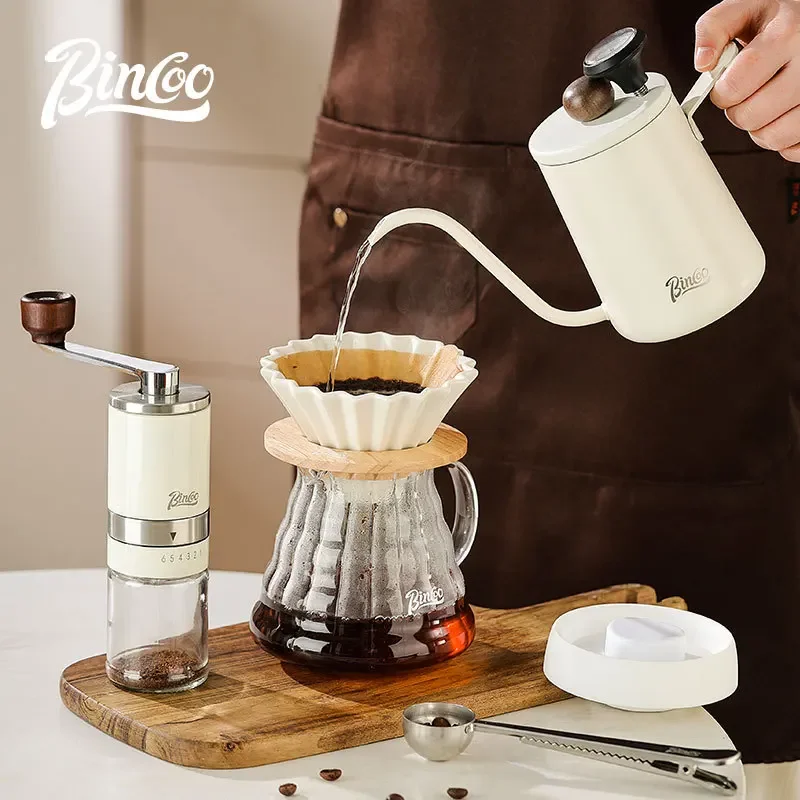 Hand brewing coffee pot set, ear hanging filter cup, hand grinding coffee machine,full set of coffee utensils itop 전기 커피 그라인더