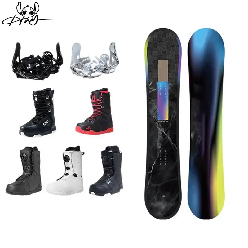 Aurora Full Mountain Skis with Poplar Core Waterproof Eco Friendly Structure for Adult Men and Women All Terrain Skiing