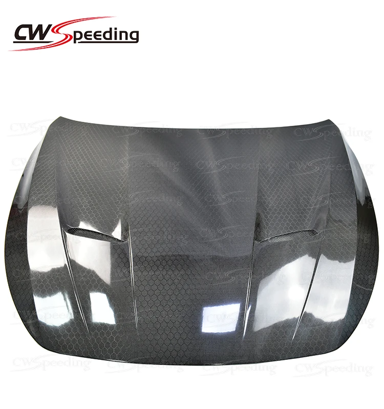 

CUSTOMIZED HONEYCOMB CARBON FIBER ENGINE HOOD BONNET for INFINITI Q60