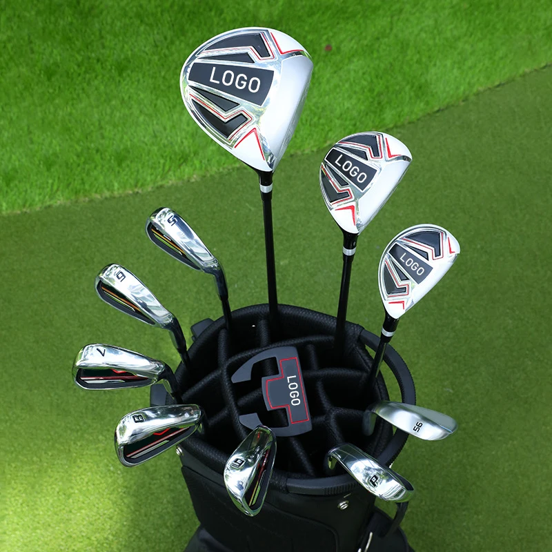 OEM ODM Men's Right Hand 11pcs Golf Club Set Full Set Rubber Grip Material for Beginners