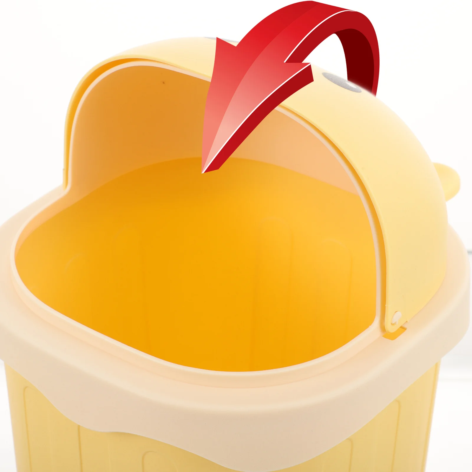 

Desktop Mini Waste Bin Compact Garbage Container Bright Color Stylish Holder for Table Countertop Small Spaces Storage