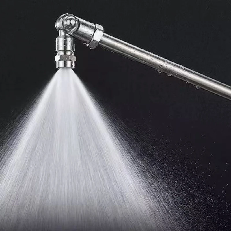 High Pressure Washer Extension Wand Universal Rotary Nozzle For Air Conditioner Car Wall Surface Cleaning Pressure Washer Lance