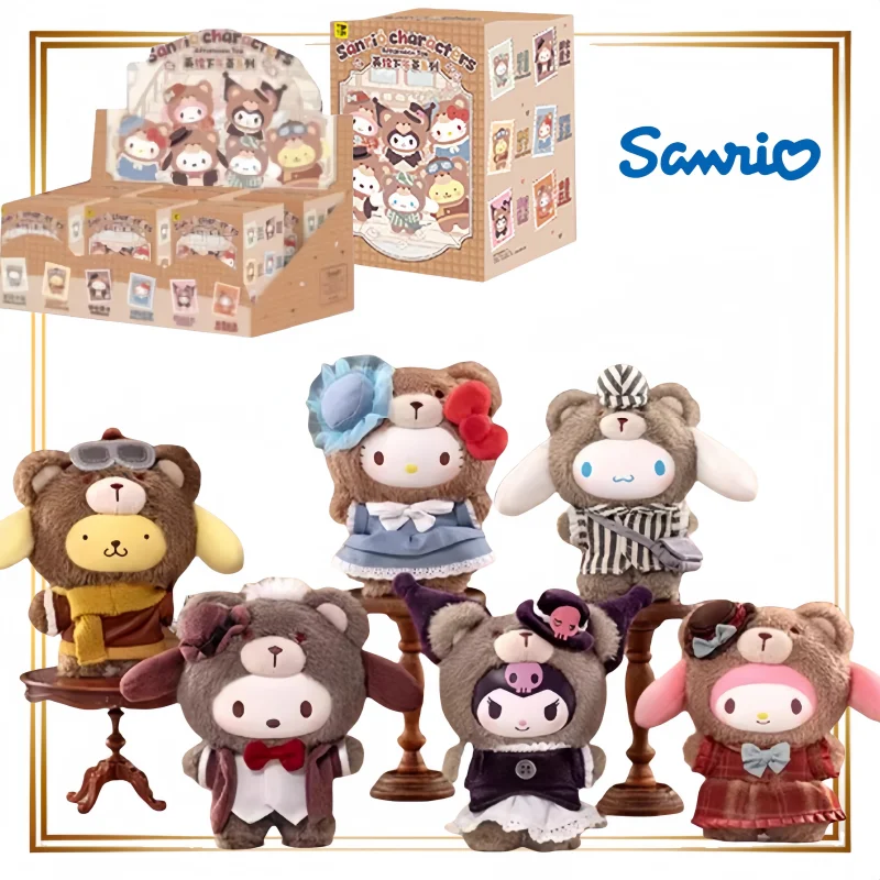 

Официально лицензированная коробка-сюрприз TOPTOY Sanrio, британская серия послеобеденного чая, 1-я школьная сумка, кулон, кукла, праздничные подарки, аниме