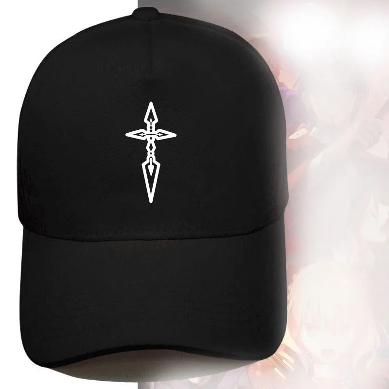 Game Prop Baseball Cap Unisex Adiustable Cotton Curved Brim Hat Cross Symbol Pattern Casual Cosplay Costume Men Outdoor Sun Cap