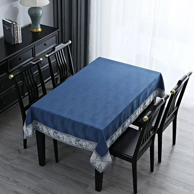 

2024 Stylish household oil-proof rectangular tablecloth