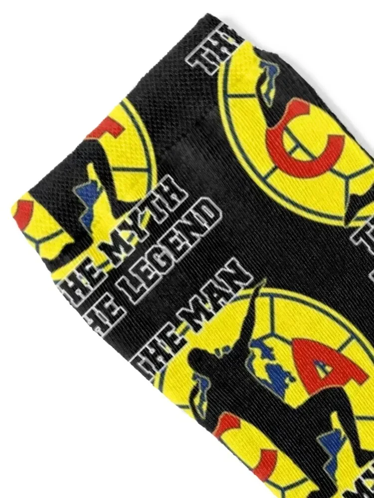 Aguilas del America Cuautemoc Blanco Socks Run new year custom with print Socks Female Men's